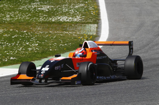 Chudleigh during his first Formula Renault race weekend