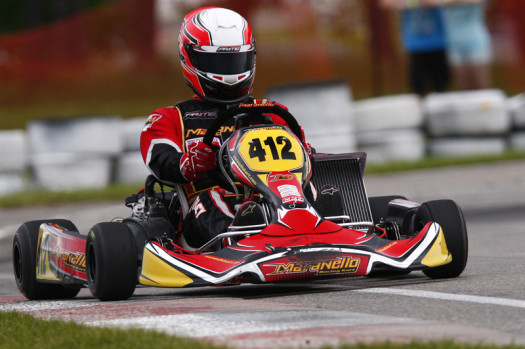 Fred Woodley is currently in the 'Team Canada Seat' for Rotax DD2.  (Photo by: Cody Schindel/CKN)