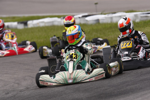 Anthony Tolfa opened the 2013 ECKC with a pair of podiums and is the current Rotax Junior points leader  (Photo credit: Cody Schindel/CanadianKartingNews.com)
