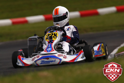 Alexandre Lacroix won a wild Junior final in Race 4 at Goodwood. (Photo by: Cody Schindel/CKN)