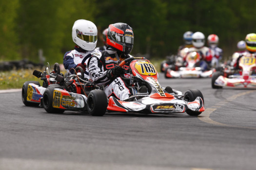 Mathieu Demers was quickest in the Briggs category on his RS-5 CRG chassis (Photo by: Cody Schindel/CanadianKartingNews.com)