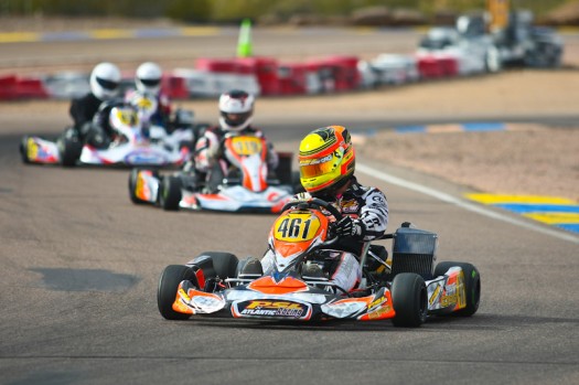 Fritz Leesmann added the Sunday victory in Phoenix to his two from Tucson  (Photo by: Sean Buur - Go Racing Magazine)