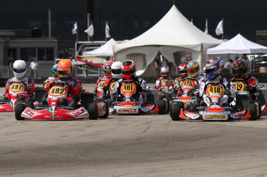 Traditionally fierce at the front, Rotax DD2 may be wide 'Open' in 2013. (Photo by: Cody Schindel, INTL-KartingMedia.com)