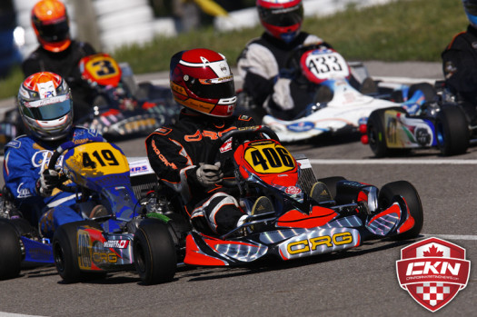 Enrico Menotti is looking to return to top of the ECKC podium at Mosport (Photo by: Cody Schindel/CKN)