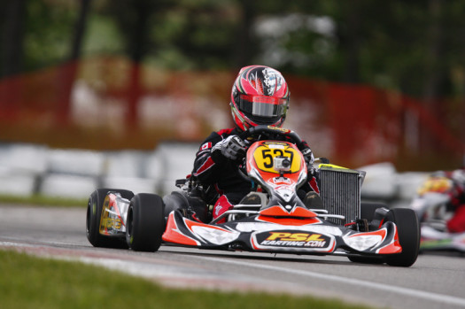 After claiming third and second place results in Mosport, Luc Sauriol will look to top the DD2 Masters podium in Goodwood (Photo by: Cody Schindel/CanadianKartingNews.com)