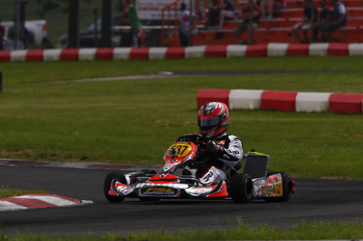 Luc Sauriol accounted for two top-fives for Team PSL Karting, including a podium result in the DD2 Masters category (Photo by: Cody Schindel/CKN)