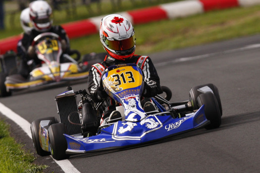 Zachary Claman DeMelo scored an impressive weekend double at Goodwood Kartways. (Photo by: Cody Schindel/CKN)