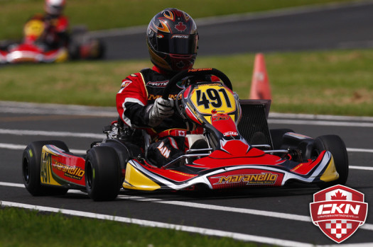 Brendan Bain now holds the 'Team Canada Ticket' in Rotax DD2.  (Photo by: Cody Schindel/CKN)