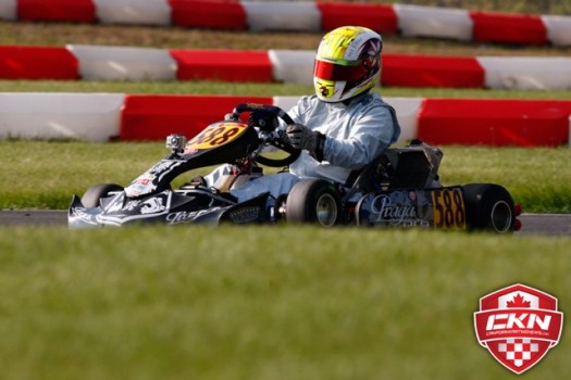 Stojko started out in the Rotax Senior division, but now competes competitively in the Rotax DD2 Masters class (Photo by: Cody Schindel/CKN)