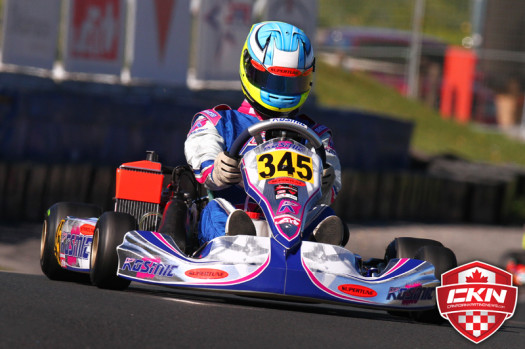 Johnny Flute recently competed on a Kosmic Kart at the Canadian Championships (Photo by: Cody Schindel/CKN)