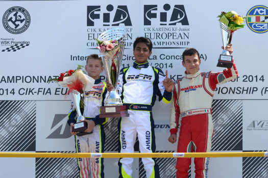 The podium is a familiar place for Devlin in 2014 (Photo KSP.fr)